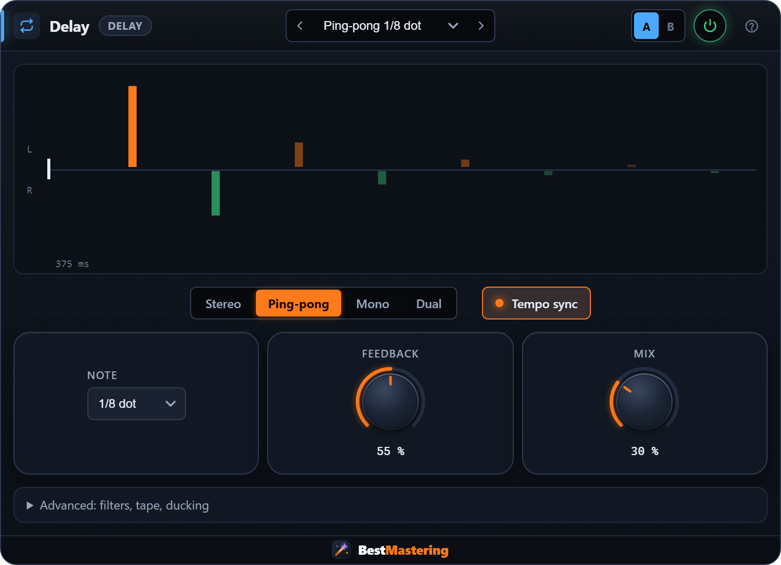 Delay plugin interface