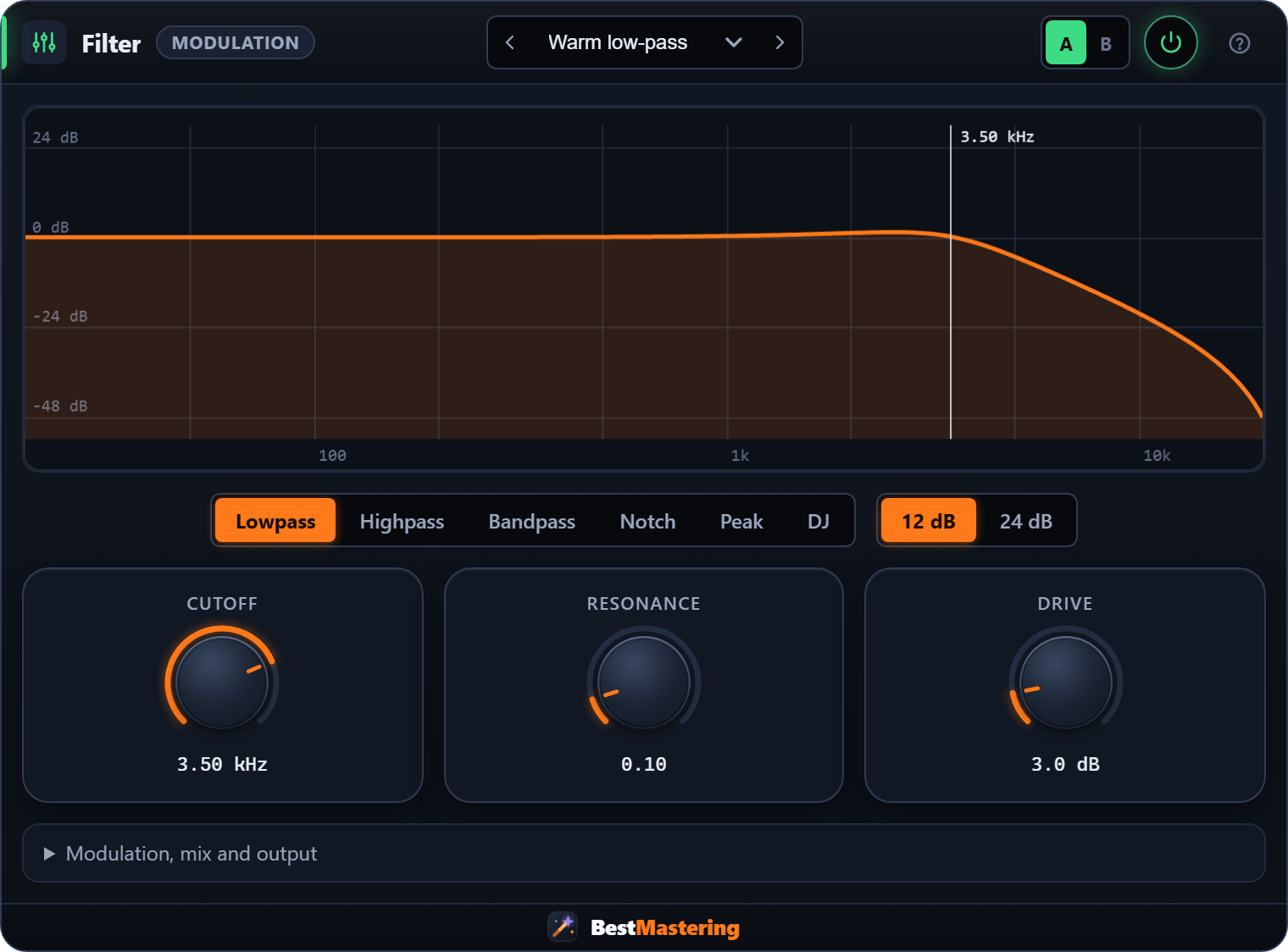 Filter plugin interface