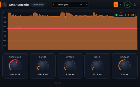 Gate / Expander plugin interface