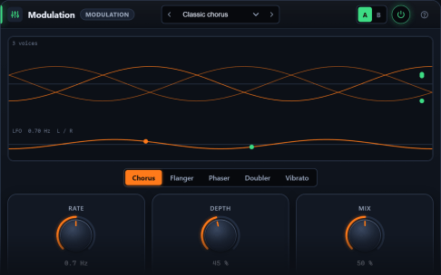 Modulation plugin interface