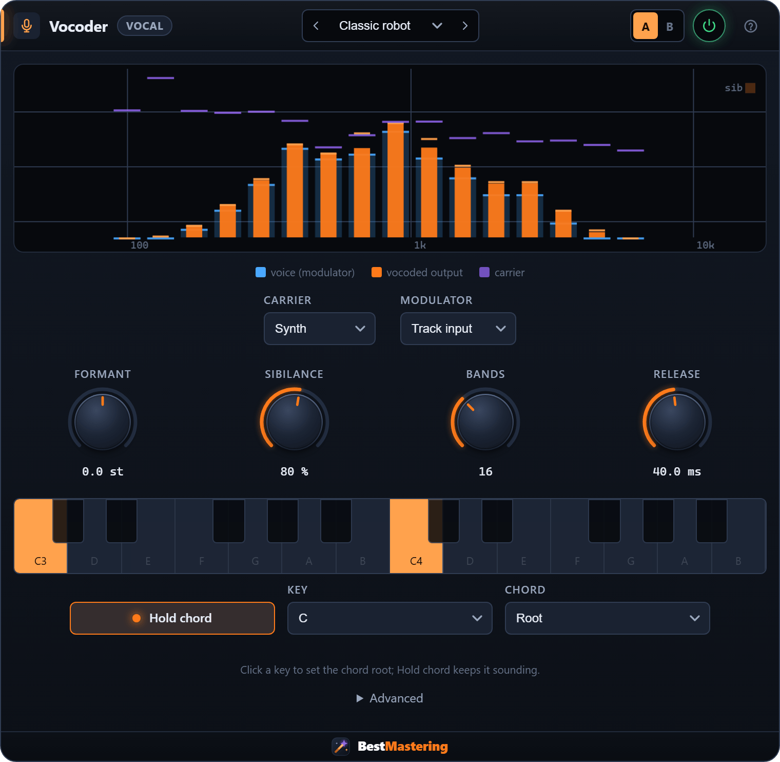 Vocoder plugin interface